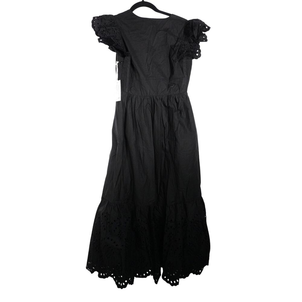 Tuckernuck Black Eyelet Midi Dress - Picture 3 of 13